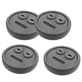 VOVCIG Thermometer and Probe Grommet for Grills, Rubber Grommet Sensor Port Compatible with Weber Smokey Mountain Cookers and Other Grill, Grills Probe Port(4Pack)