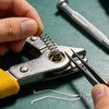 HOMSFOU Stainless Steel Nail Pliers Spring Durable Replacement Nail Clipper