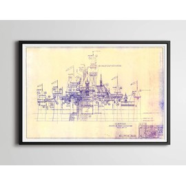 1955 Blueprint of the Disneyland Castle POSTER! (up to 24" x 36") - Vintage - Theme Park - California (16" x 20", Original)