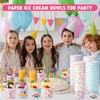 Ninehaoou 300 Set 6 oz Ice Cream Paper Cups with