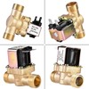 G1/2" DC 24V Normally Closed Brass Electric Solenoid Magnetic Valve