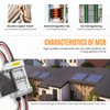 Pjerjzn Solar Panels Disconnect Switch 50A 1000VDC PV Shut Off