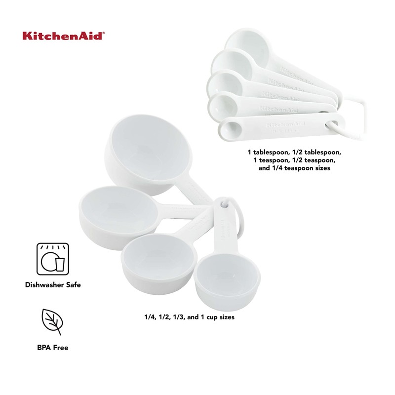 KitchenAid Universal Easy To Read Measuring Cup and Spoon Set