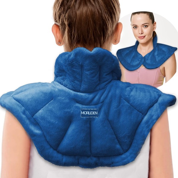 MORLIDEN Microwavable Heated Neck Wrap Warmer and Shoulder Heating Pad