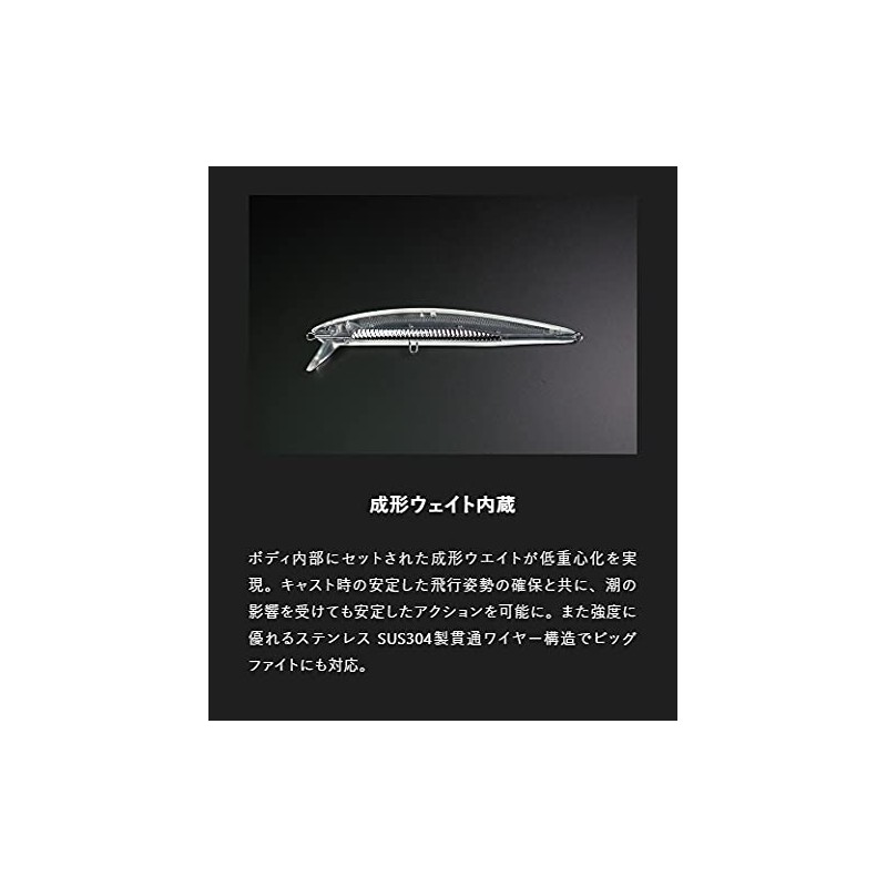 JACKALL Big Backer Anchopedo 120SL Super Sagoshi Candy 4.7 inches