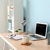 Simple Designs LD1075-SLV 15.28" Sleek Essentials Minimalist Metal Desk Task