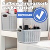 KADAX Plastic Storage Basket Storage Box Basket for Storage Bathroom