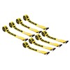 LIBRA (8) 4" X 30' Winch Strap W/Flat Hooks Flatbed