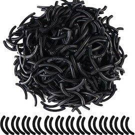 TIHOOD 100PCS Eyelash Curler Refills Pads, Black Eyelash Curler Pads Replacement Pads for Universal Eyelash Curler, Negro, ECRP-100                   