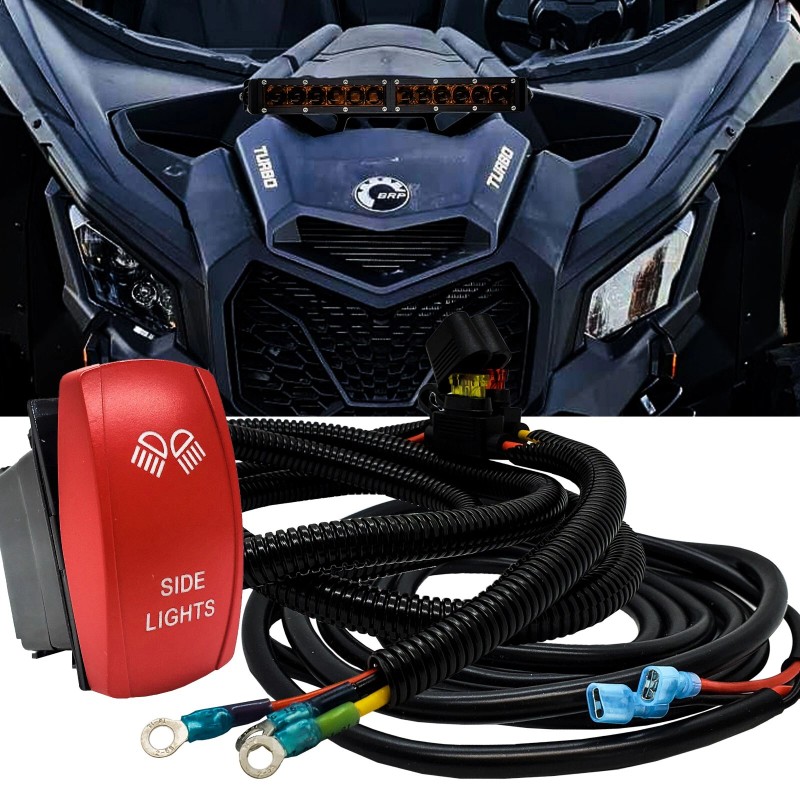OZ-USA 10ft. Power Busbar Wire Harness Kit + Side Lights