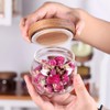 Tzerotone 8 Pcs Spice Containers - 8.5oz Glass Spice Jars