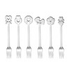Guzzini - Love, Set of 6 Dessert Forks - Stainless