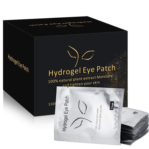 Ocim 100 Pairs Under Eye Pads, Eyelash Extension 100% Natural