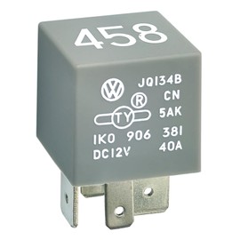 1K0906381#458 12VDC 40A 5Pins Automotive Relay for VW EOS Golf MK6 GTI JTT MK5 Passat B6 A3