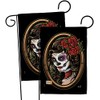 La Calavera Catrina Garden Flag - 2pcs Pack Fall Day