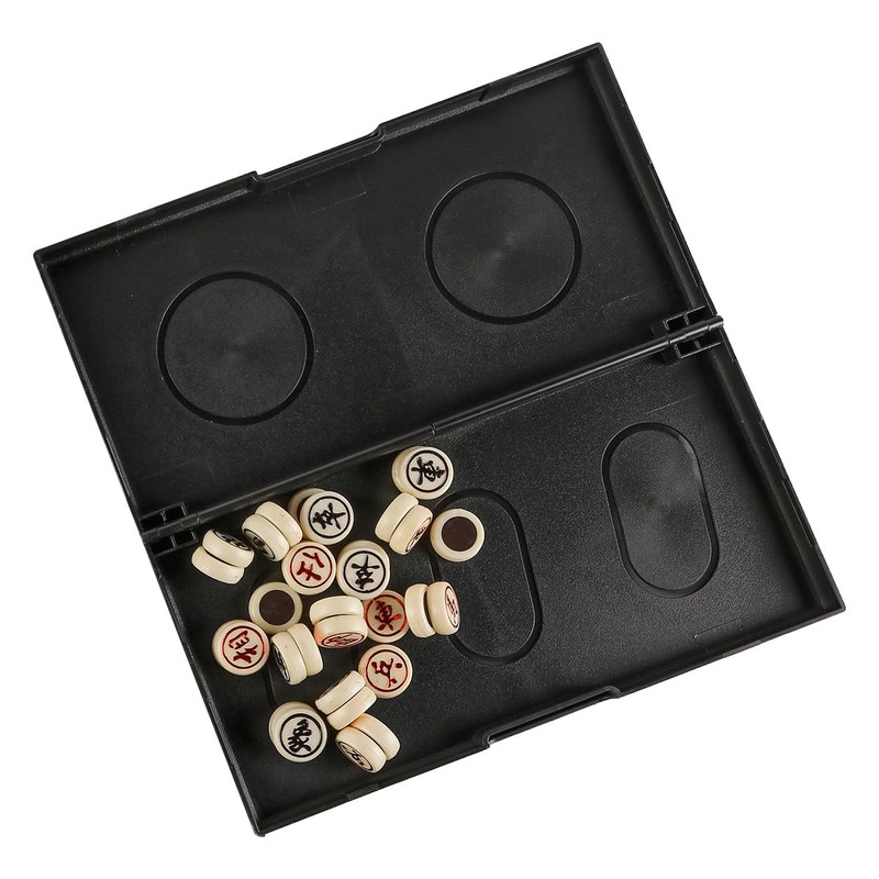 Laroal Chinese Chess (Xiangqi) Magnetic Travel Set (25cm) Chinese Checkers