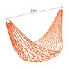 FONGKNOX Travel Hammock Camping Hammock Net Mesh Nylon Sleeping Bed