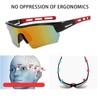 wonderflower Cycling Sunglasses Polarized Sunglasses for Cycling Men Women (White