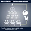SEPOX® 6 Pcs Pack Keyed-Alike Padlock with Same Key 2Pcs