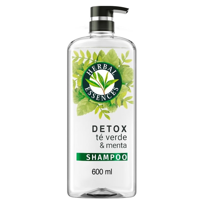 Herbal Essences Shampoo Detox Té verde menta 600 ml