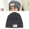 Anti Radiation Hat Black Striped Silver Fiber and Cotton Shielding