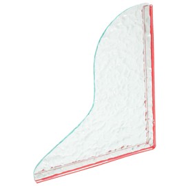 Operitacx Acrylic Bathtub Corner with Decorative Pattern Edge Protector for Washbasin and Bathtub Use Durable and Practical Bathroom Accessory Water Wave Design