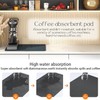 Coffee Mat 15.7*19.7 Inch, 50*40cm Dish Drying Mat for Kitchen