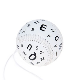 ARTZT neuro Ball Marsden Ball Assorted Letters White 6cm