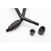 KEEPDSGN Black Long Stem Rear View Side Mirrors 10mm For