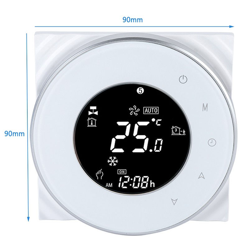 Electric Floor Heating LCD Touch Screen Thermostat With WIFI Temperature