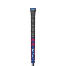 Golf Pride MCC Golf Club Grip - All-Weather Hybrid Grip - Brushed Cotton Cord & Pebbled Texture - Moisture-Wicking Technology - Standard - Navy/Red