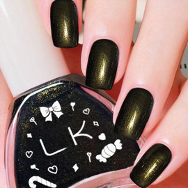 ASMAYSA Air Dry Nail Polish-Bright Nail Polish Color-Glitter Nail Polish-Gel Nail Polish for Women-Long Lasting Gel Nail Polish(Green Color, 17ML)