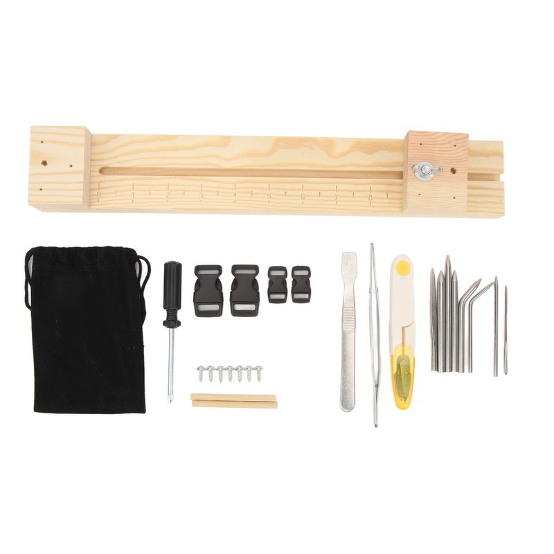 Wood Jig Bracelet Maker Adjustable Length Paracord Jig Bracelet Maker