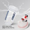 20 oz protein shaker bottle (white)