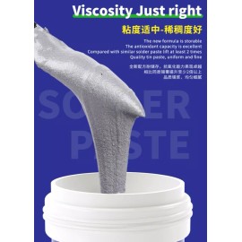 Mechanic ZW50 Solder Paste Weight 50g Medium Temp 183°C Flux IPX5 Sn62Pb35Ag3