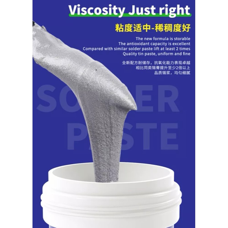 Mechanic ZW50 Solder Paste Weight 50g Medium Temp 183°C Flux