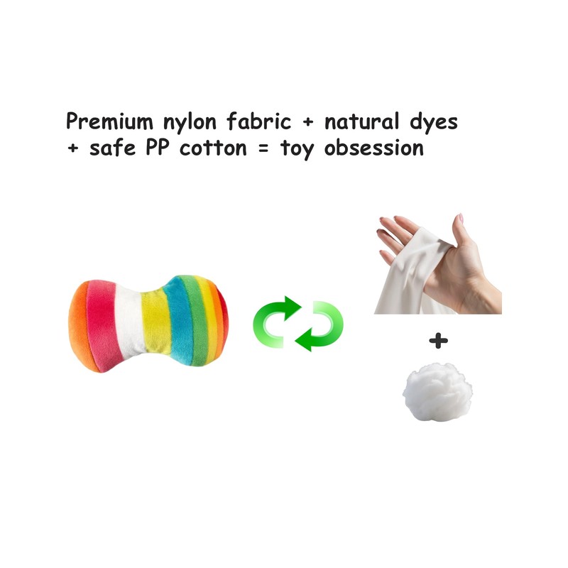 DIYUQISHI 3-Pack Puppy Toys for Teething - Squeaky Chew Toy