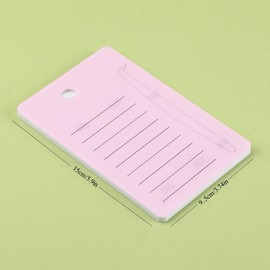 Acrylic Eyelash Extension Pallet, Grafting False Eyelash Organizer Extension Pad Lash Tray Adhesive Glue Tweezers Palette Individual Holder (Pink)