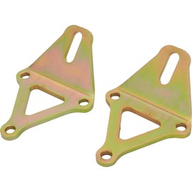 Speedway Motors Universal Bolt-On Engine Side Motor Mounts Compatible with Chevy V8 SBC BBC and 4.3L V6 Zinc Plated Steel Pair for Racing and Street Applications
