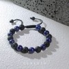 Natural Stone Beads Bracelet for Men - GENASTO Protection Crystal