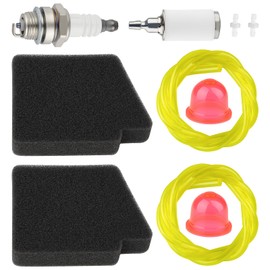 HUSWELL BVM200FE Air Filter for Poulan SM210VS BVM210FA BVM210VS GBV345 Leaf Blower Tune Up Kit Spark Plug Fuel Filter Primer Bulb