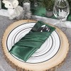 RCZ Décor Elegant Emerald Green Satin Table Runner (14" x
