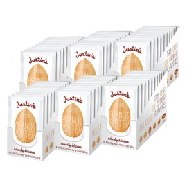 Justin's Classic Peanut Butter Squeeze Packs, Only Two Ingredients, Gluten-free, Non-GMO, Responsibly Sourced, 1.15 Ounce (6 Packs of 10)