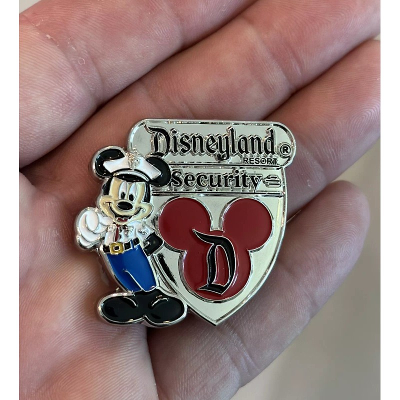 Disneyland Mickey Mouse Security Badge Pin