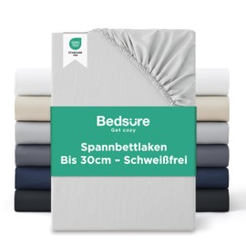 BEDSURE Fitted Sheet with Moisture Control 14-4203TCX 140 x 200 DE
