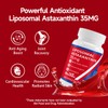 35mg Liposomal Astaxanthin Supplement - Powerful Antioxidant Support for Skin,
