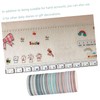 Tofficu Fashionable Paper Tape Set 6 Rolls Washi Masking Tape