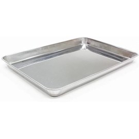 JapanBargain Stainless Steel Vegetable Food Prepare Tray 9.5x7 inch Made in Japan S-3068