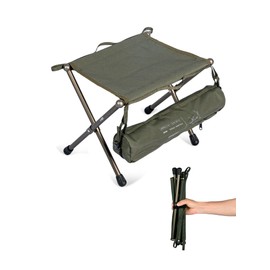 WildCall Ultralight Folding Aluminum Camping Stool (1, Green)