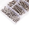 200PCS Hex Bolts Screw 304 Stainless Steel Anti Oxidation Metric